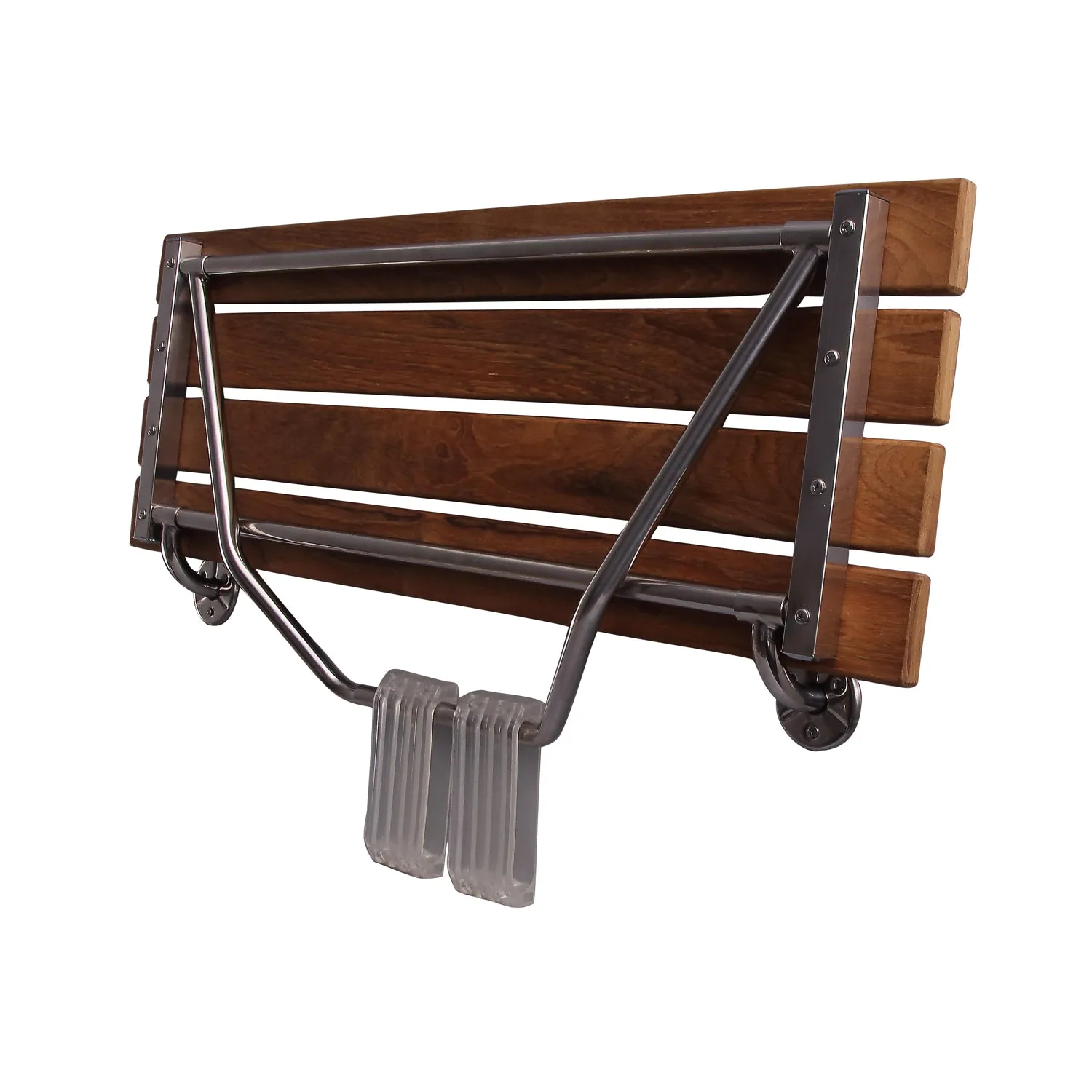 36" Wall Mounted Teak Shower Seat