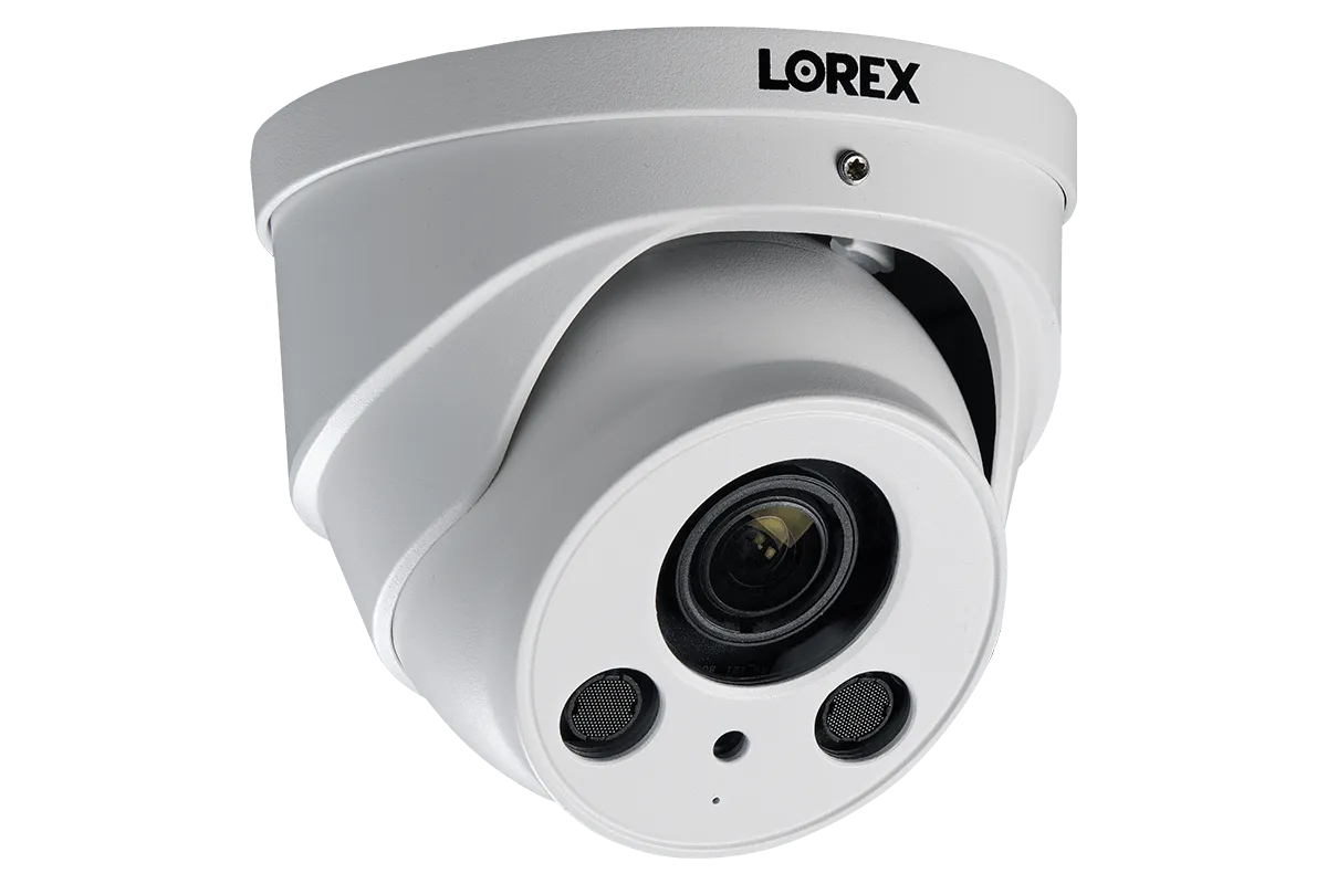 4K Nocturnal IP NVR System with Four 4K (8MP) Motorized Varifocal Zoom Lens Audio Dome Cameras