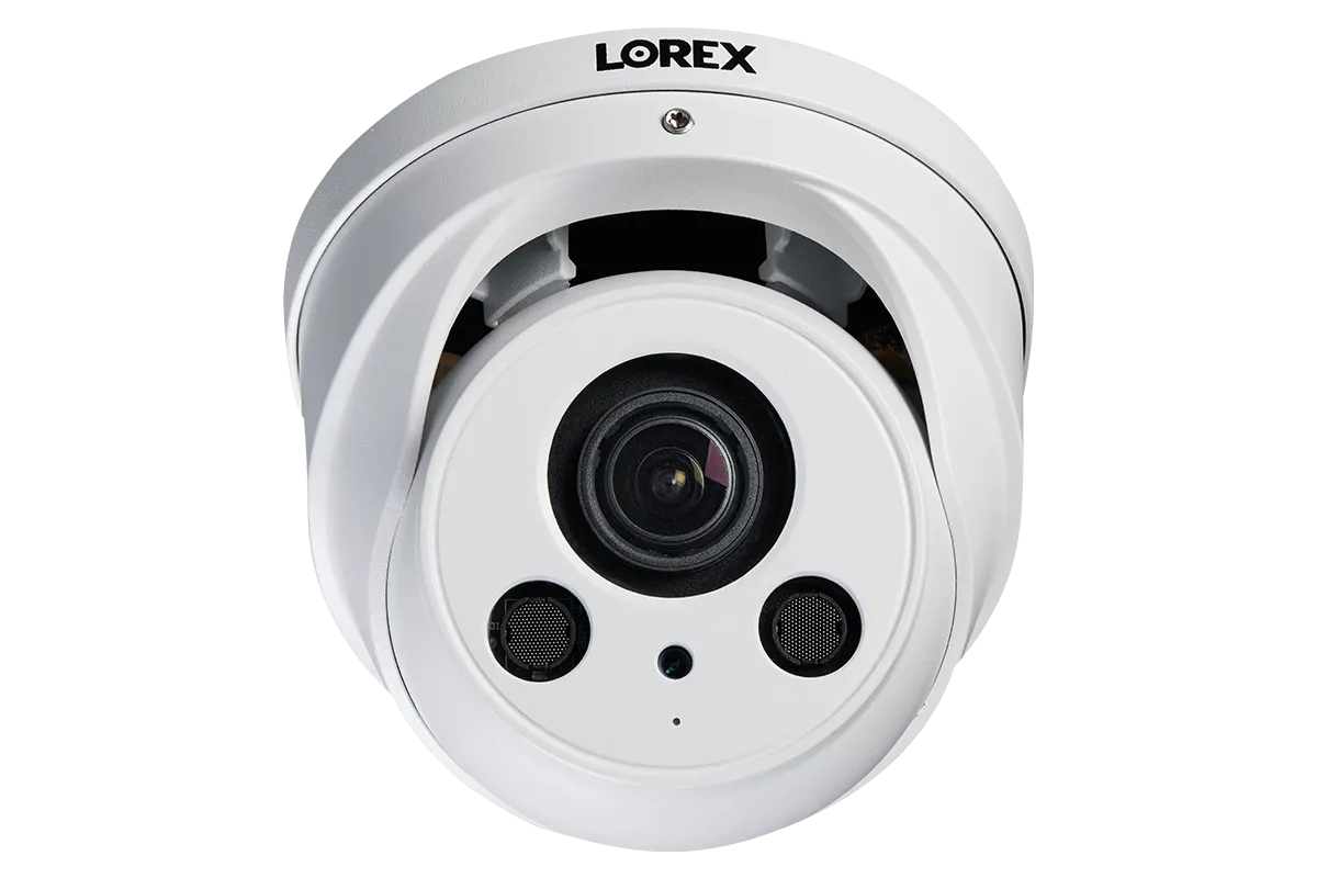 4K Nocturnal IP NVR System with Four 4K (8MP) Motorized Varifocal Zoom Lens Audio Dome Cameras