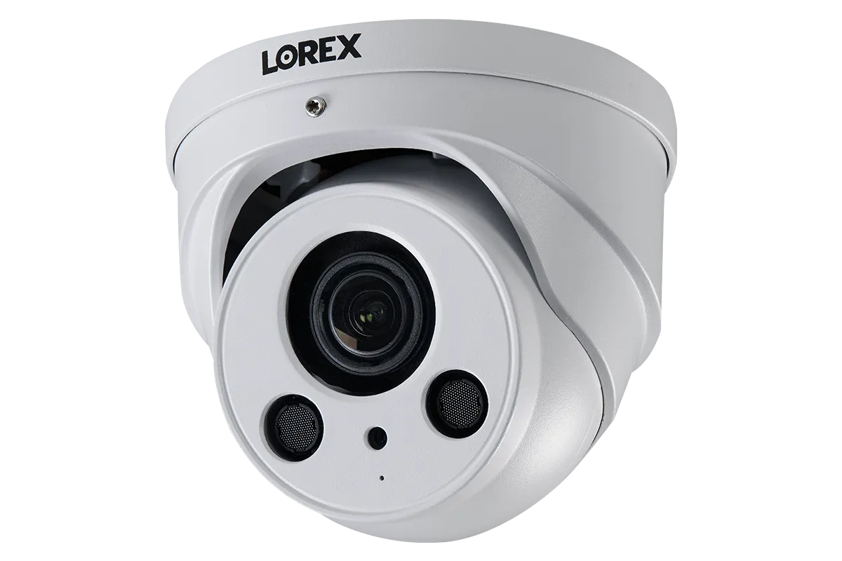 4K Nocturnal IP NVR System with Four 4K (8MP) Motorized Varifocal Zoom Lens Audio Dome Cameras