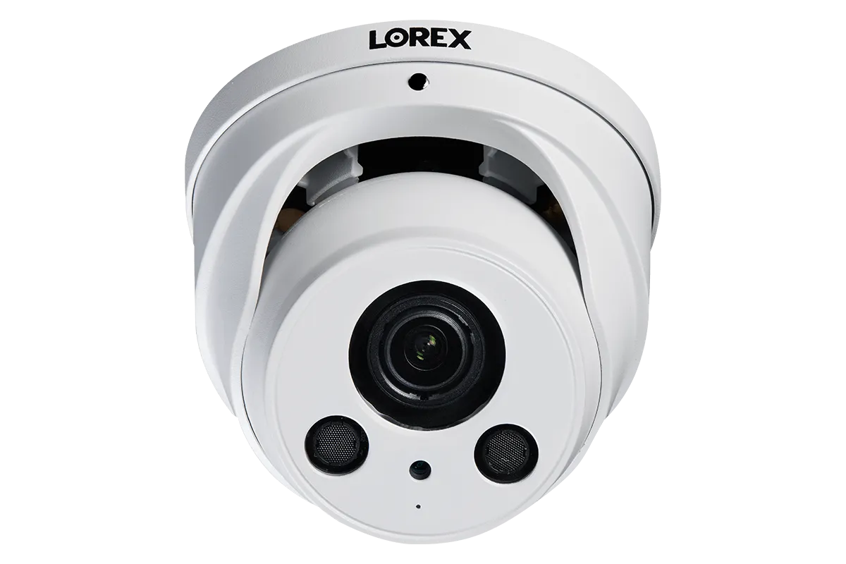 4K Nocturnal IP NVR System with Four 4K (8MP) Motorized Varifocal Zoom Lens Audio Dome Cameras