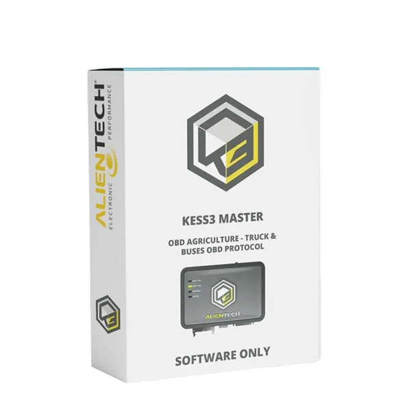 Alientech - KESS3 Master Software - OBD Agriculture - Truck & Buses OBD Protocol Activation - Includes 12 Month Subscription ( Machine Sold Separately )