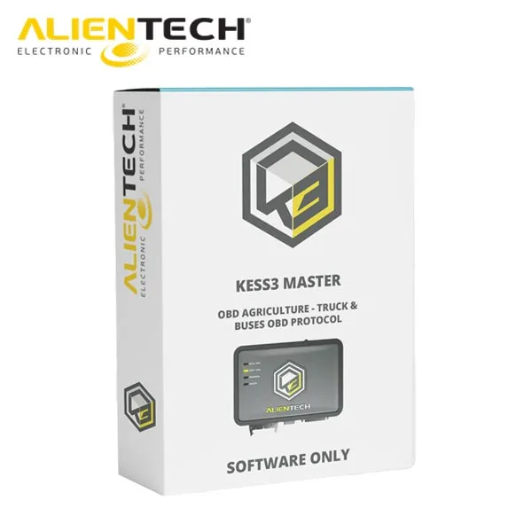 Alientech - KESS3 Master Software - OBD Agriculture - Truck & Buses OBD Protocol Activation - Includes 12 Month Subscription ( Machine Sold Separately )