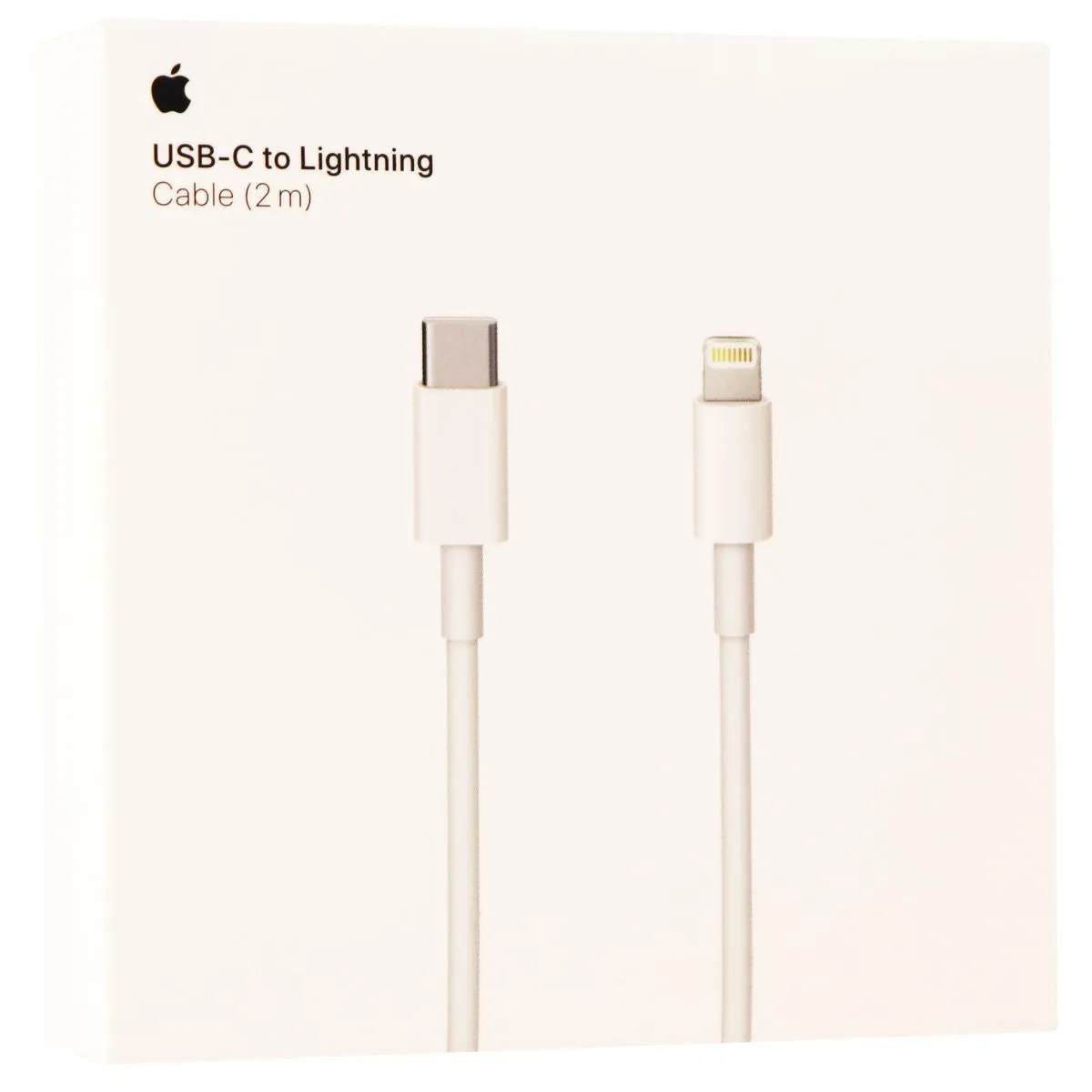 Apple (MKQ42AM/A) 2M Charge and Sync Data Cable for iPhones - White