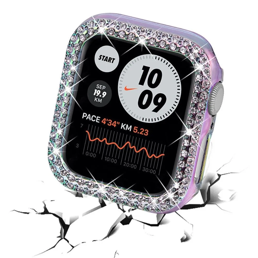 Apple Watch (41mm) rhinestone décor protective cover - Multi-color