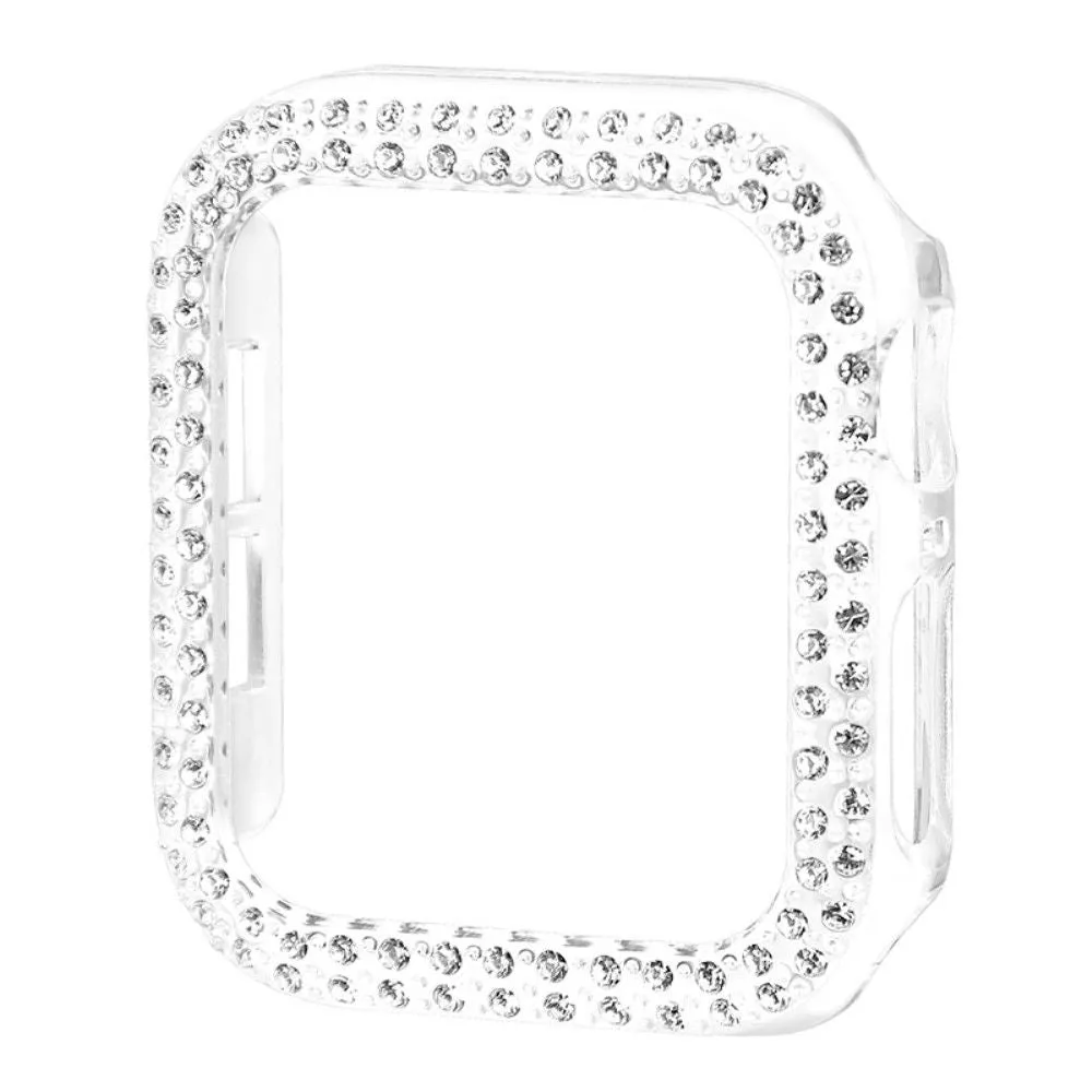 Apple Watch (41mm) rhinestone décor protective cover - Transparent