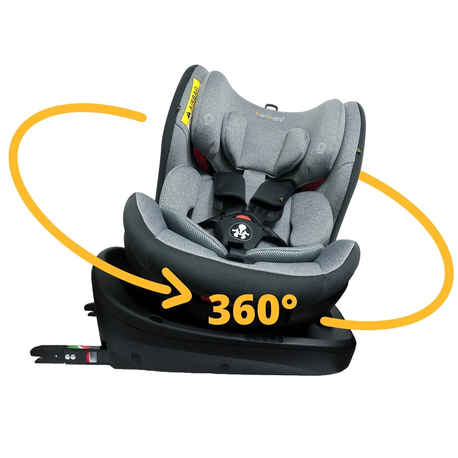 Bonbijou Orbit Car Seat - Grey