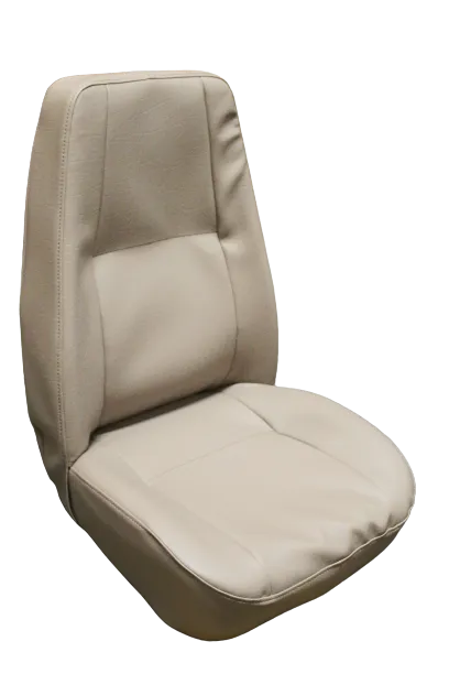 Bostrom T900 F Static Upper Seat Mid Back in Coco (Tan) Vinyl - P/N: 1210055-549