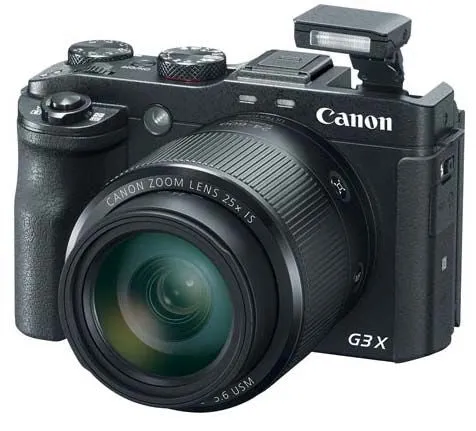 Canon PowerShot G3 X Black 20.2 Megapixel Digital Camera - 0106C001