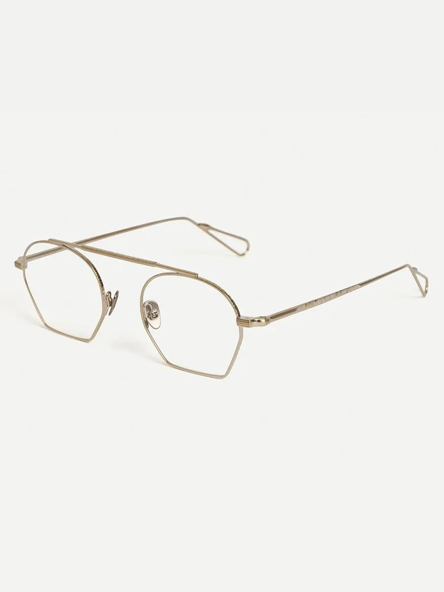 Chaillot Grey Gold Brushed eyeglasses