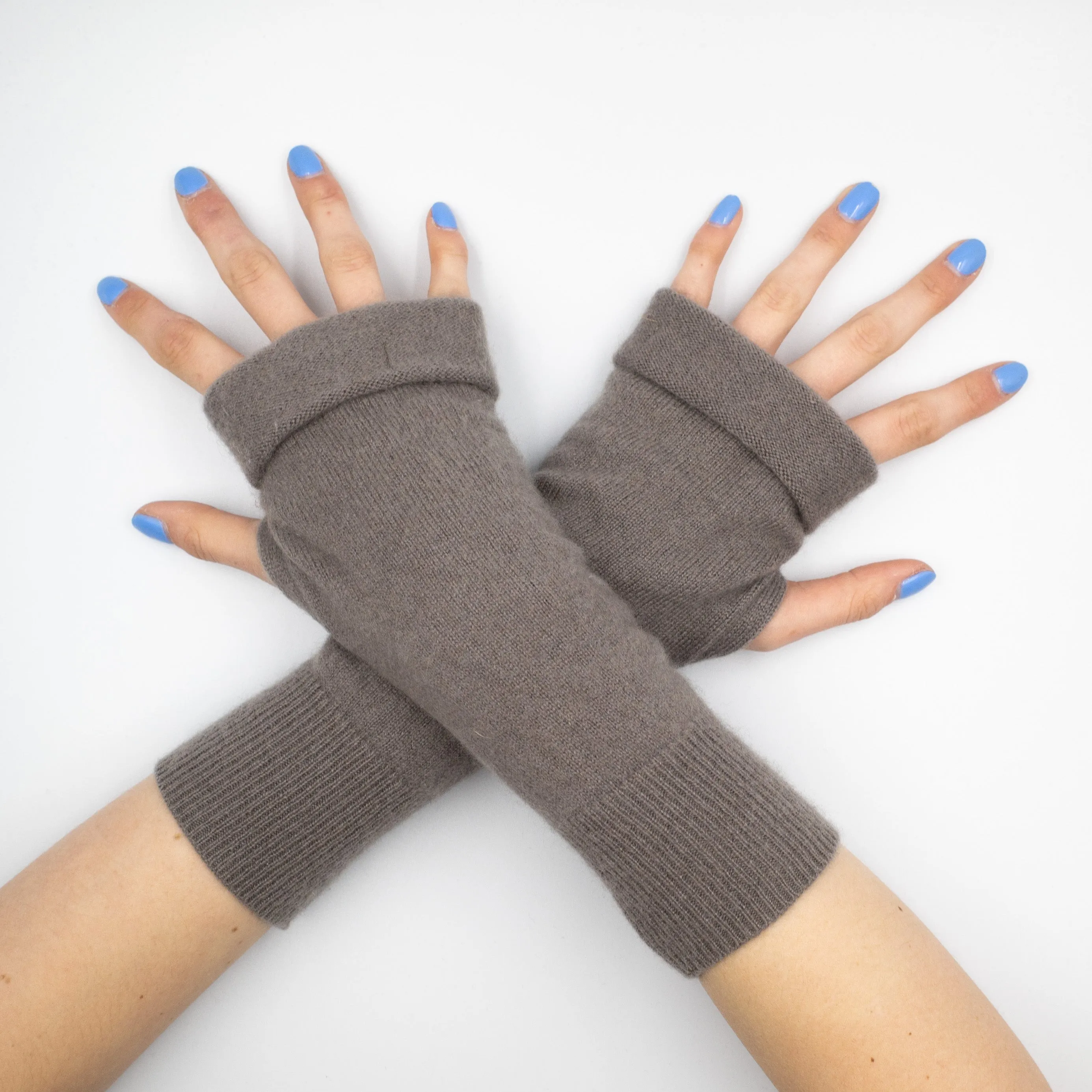 Donkey Brown Fingerless Gloves