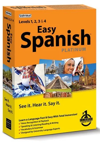 Easy Spanish Platinum Language Learning Software for Windows (Download)