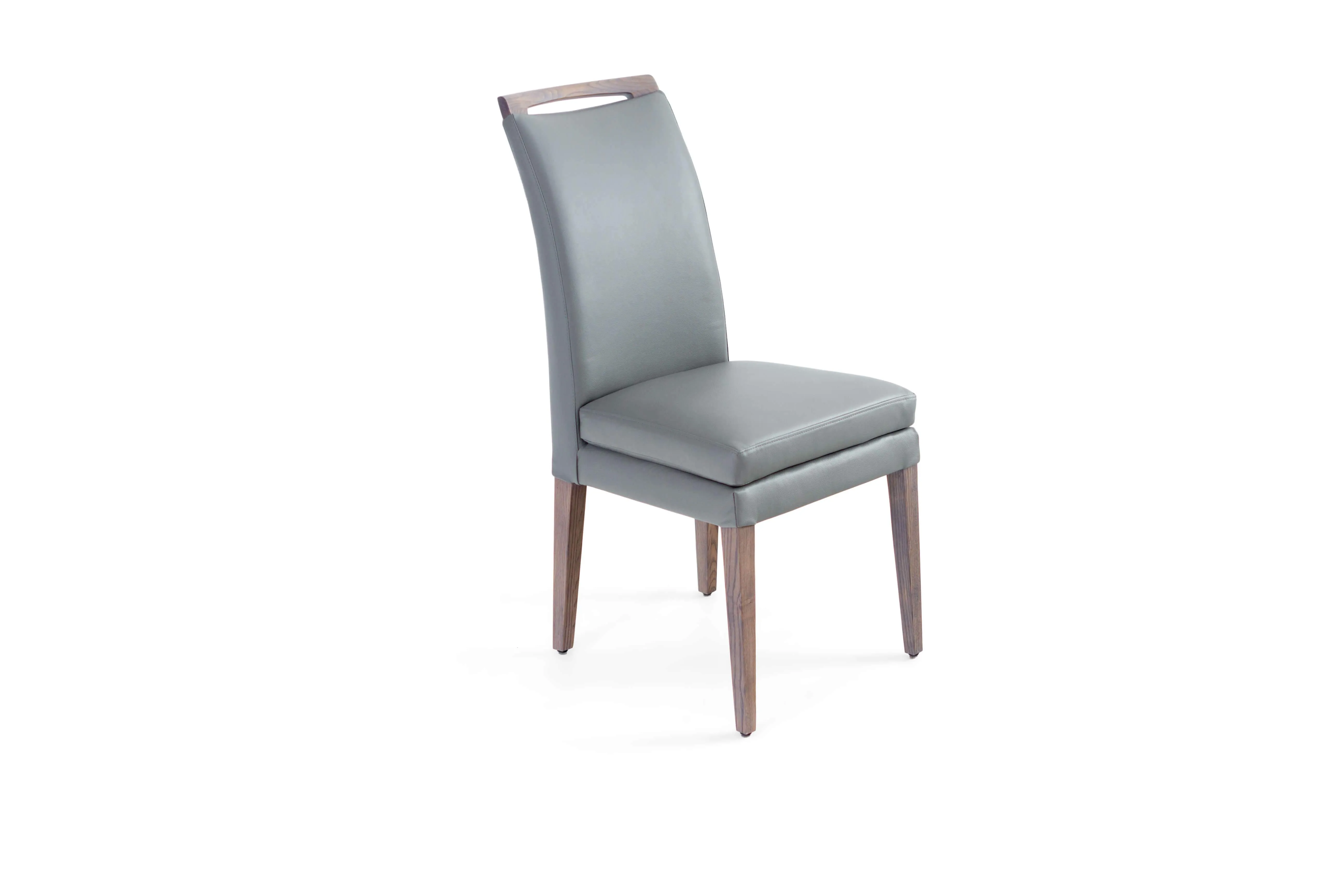 ELKE ASH GRAY GRAY LEATHER CHAIR