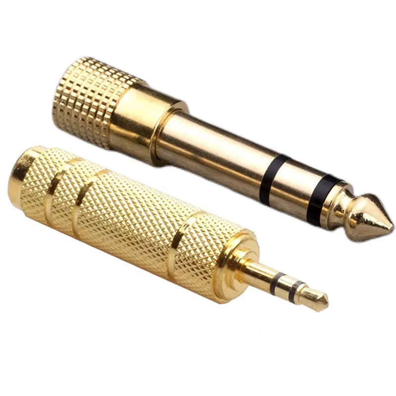 Enhance sound quality with 2 copper stereo adapters