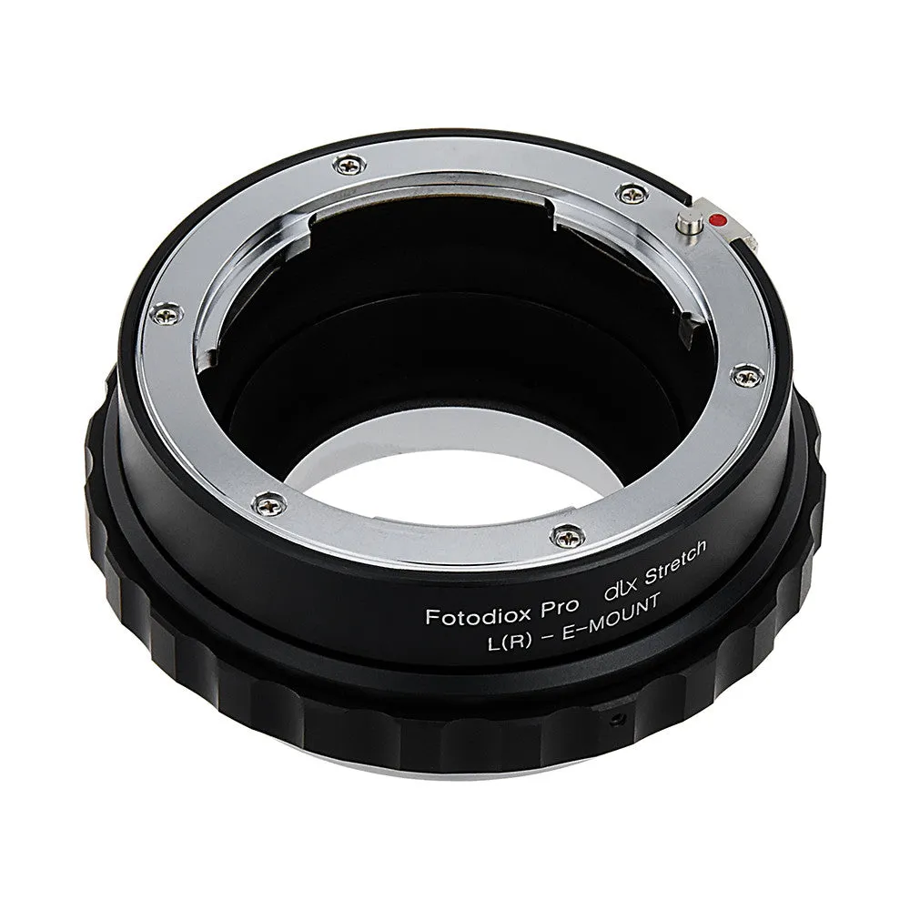 Fotodiox DLX Stretch Lens Mount Adapter - Leica R SLR Lens to Sony Alpha E-Mount Mirrorless Camera Body with Macro Focusing Helicoid and Magnetic Drop-In Filters