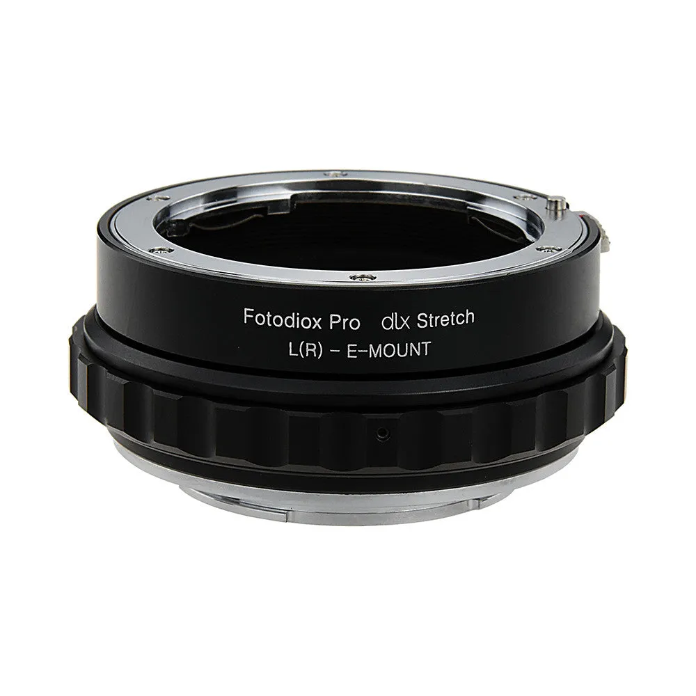 Fotodiox DLX Stretch Lens Mount Adapter - Leica R SLR Lens to Sony Alpha E-Mount Mirrorless Camera Body with Macro Focusing Helicoid and Magnetic Drop-In Filters