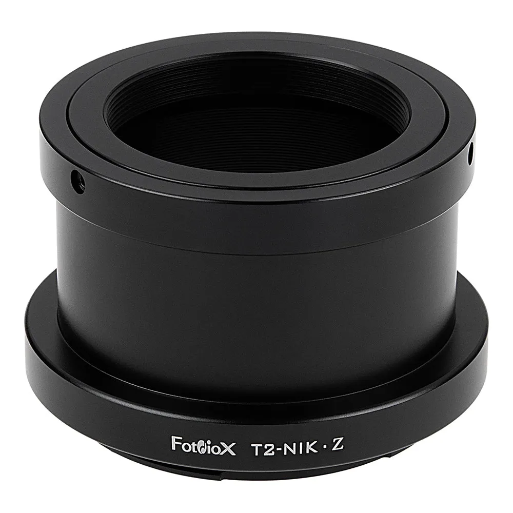 Fotodiox Lens Adapter - Compatible with T-Mount (T / T-2) Screw Mount SLR Lens to Nikon Z-Mount Mirrorless Cameras