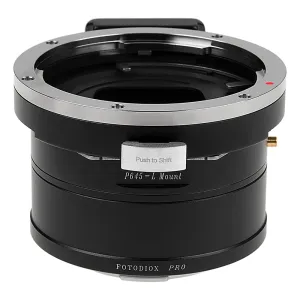 Fotodiox Pro Lens Mount Shift Adapter - Compatible With Pentax 645 (P645) Mount Lens to L-Mount Alliance Mirrorless Camera Body