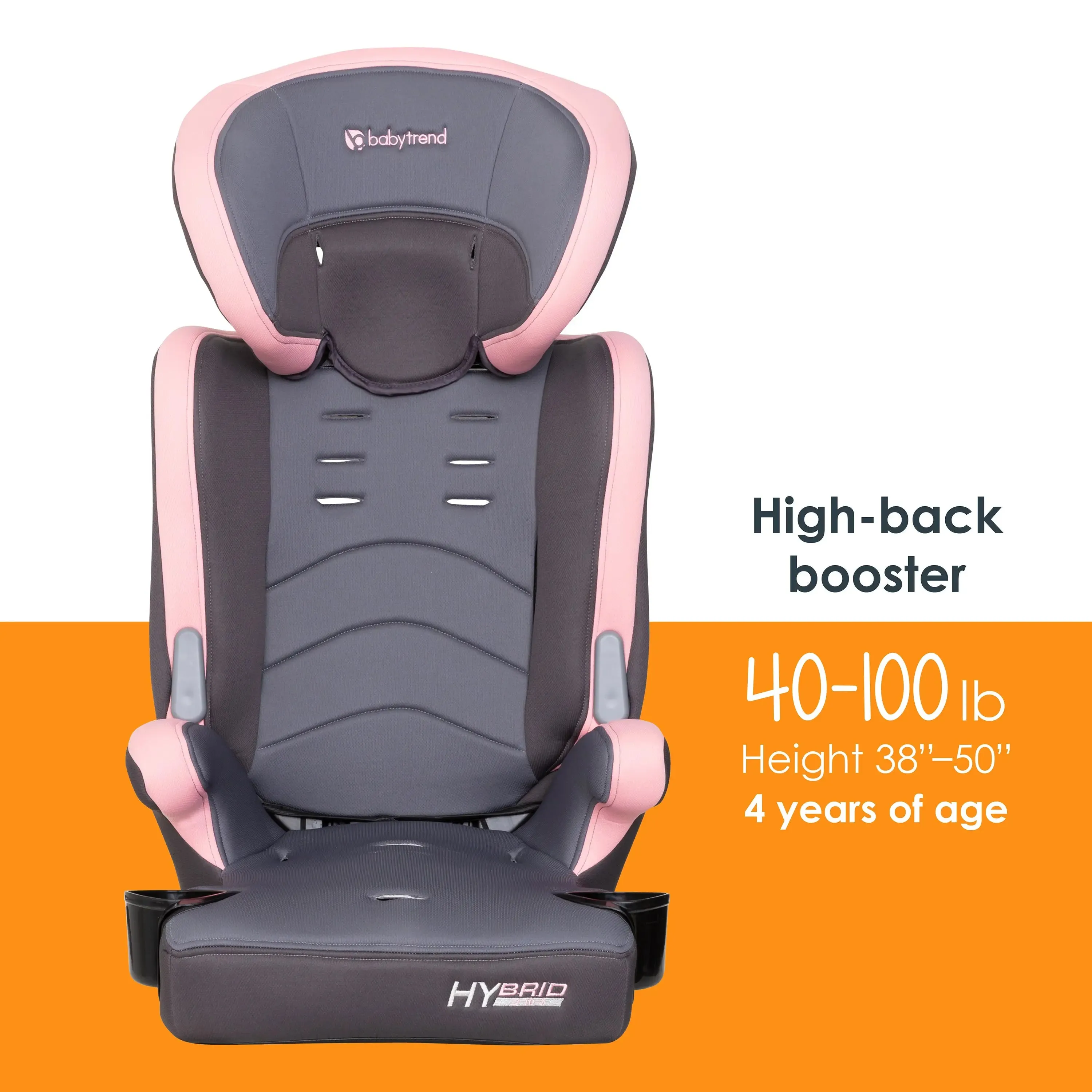 Hybrid™ 3-in-1 Combination Booster Car Seat - Desert Pink (Walmart Exclusive)