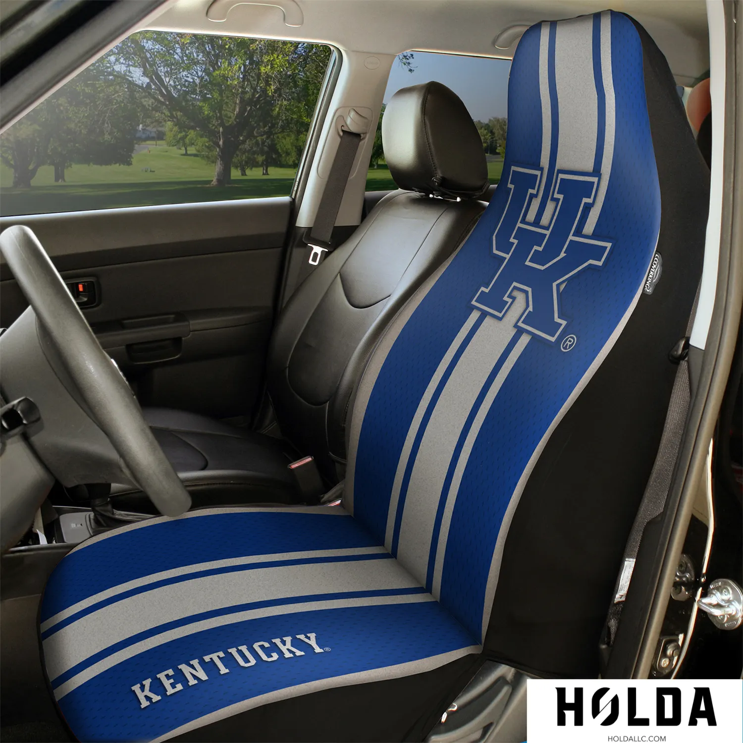 Kentucky Wildcats Universal Seat Cover - Premium Ultimate Suede