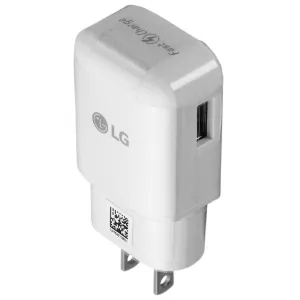 LG Fast Charge (5V/9V) Single USB Wall Charger/Adapter - White (MCS-H05W/ED)