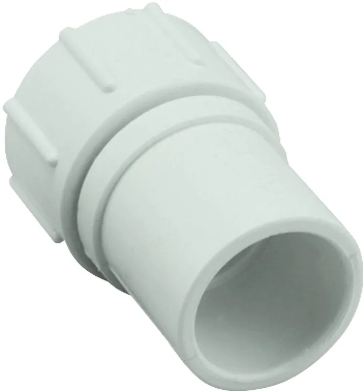 Orbit 10118H Pipe Adapter, 1/2 x 3/4 in, Slip x GHT, PVC, 80 psi Pressure :EA: QUANTITY: 1