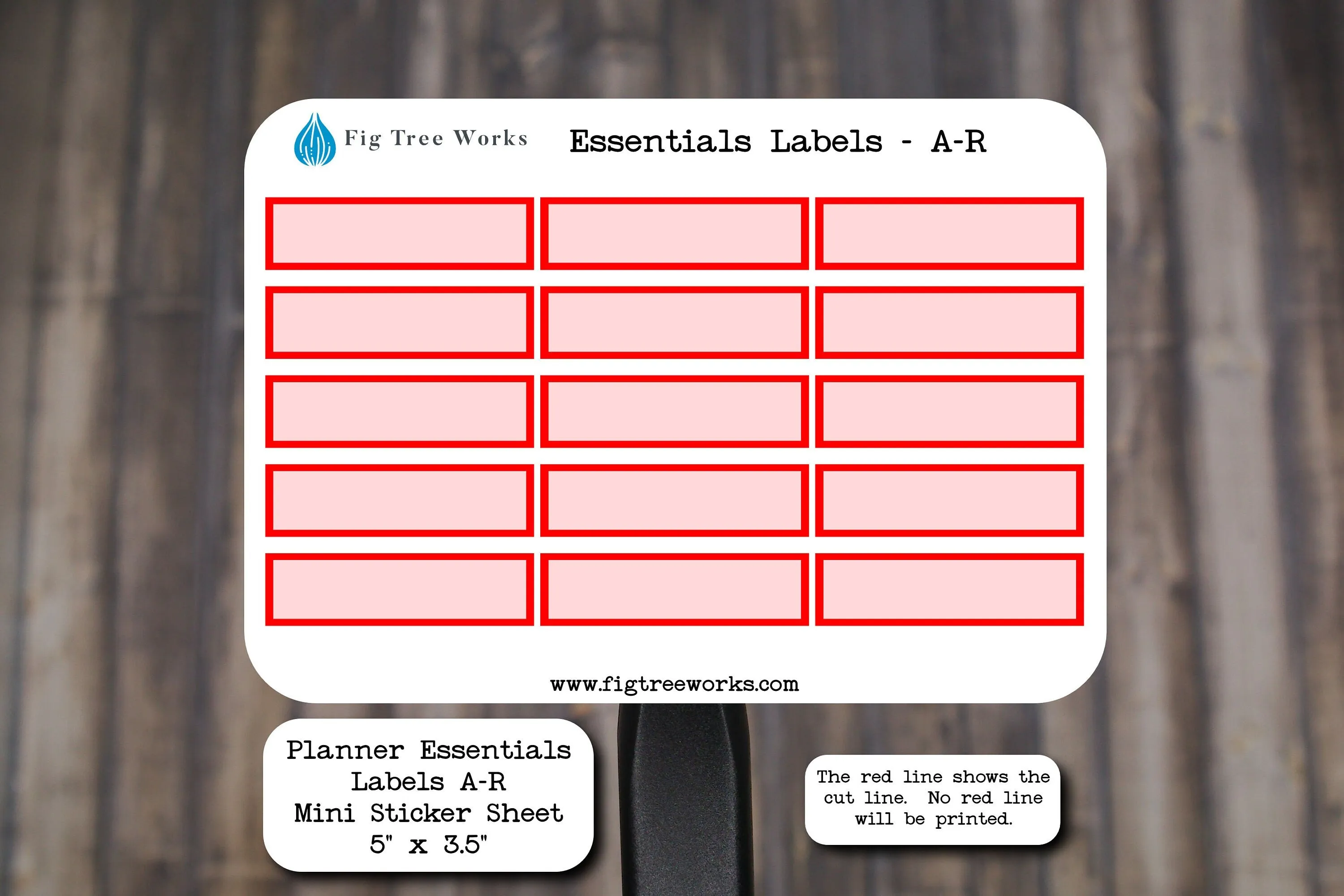 Planner Essentials Labels Mini Sticker Sheet | Appointment Stickers | Event Labels | Kiss Cut, Matte Finish | Style A