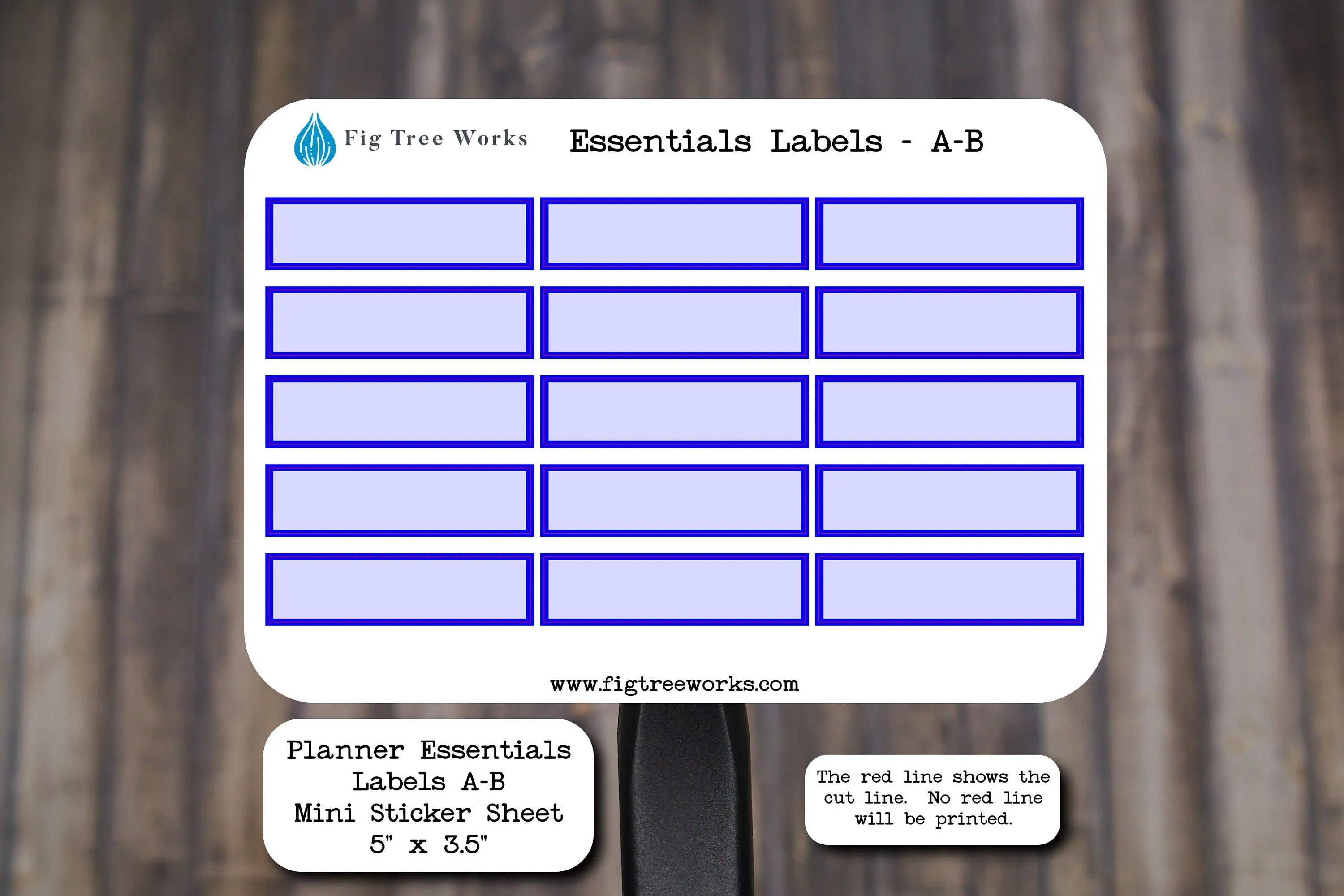 Planner Essentials Labels Mini Sticker Sheet | Appointment Stickers | Event Labels | Kiss Cut, Matte Finish | Style A