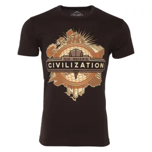 Sid Meier's Civilization - Deco Tee - Brown