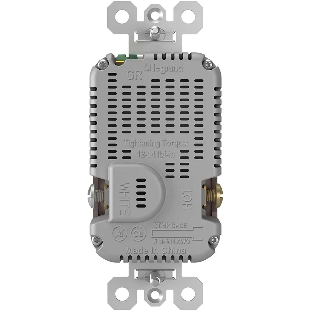 Tamper Resistant 20A Duplex Receptacle with USB Type A/C Fast Charging, White