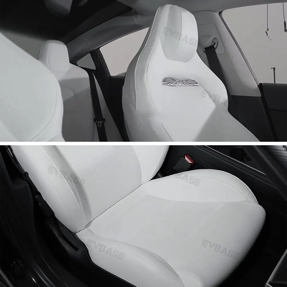 Tesla Model 3 Y Sport Seats Replacement Nappa Leather Inspired By Model 3 Highland Performance Seat