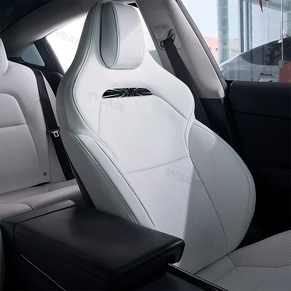 Tesla Model 3 Y Sport Seats Replacement Nappa Leather Inspired By Model 3 Highland Performance Seat