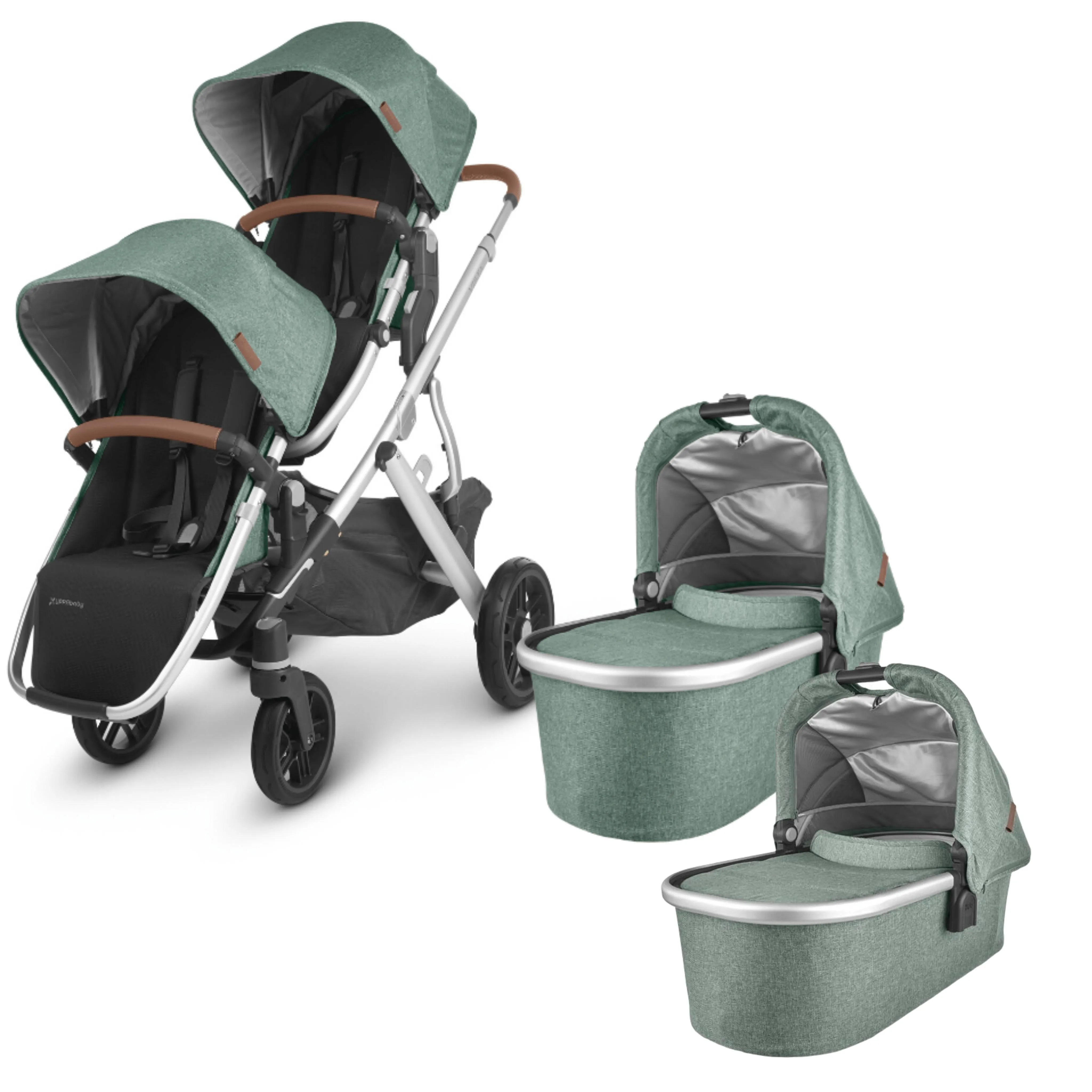 UppaBaby, Vista V2 Twin Travel Bundle w/ Mesa