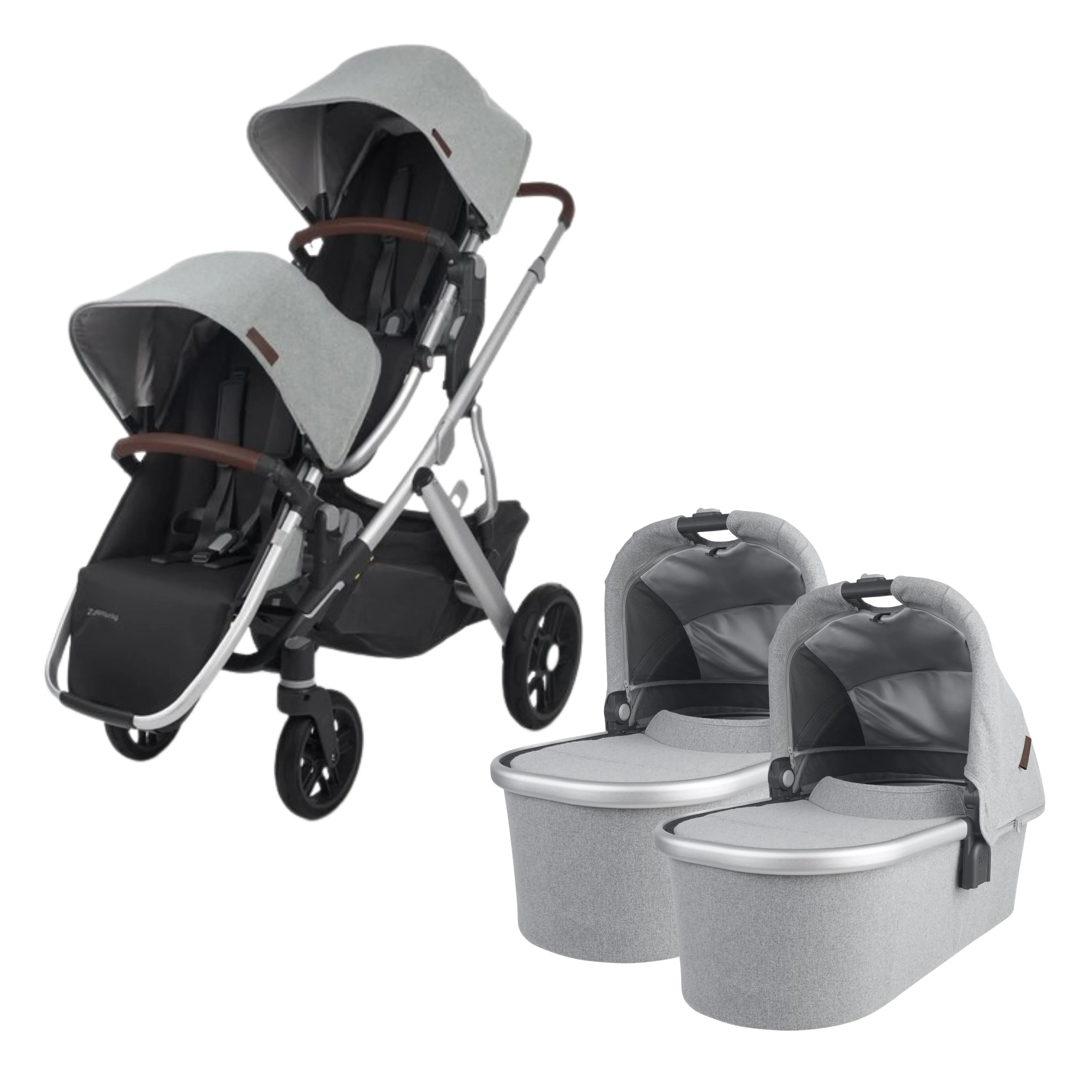 UppaBaby, Vista V2 Twin Travel Bundle w/ Mesa