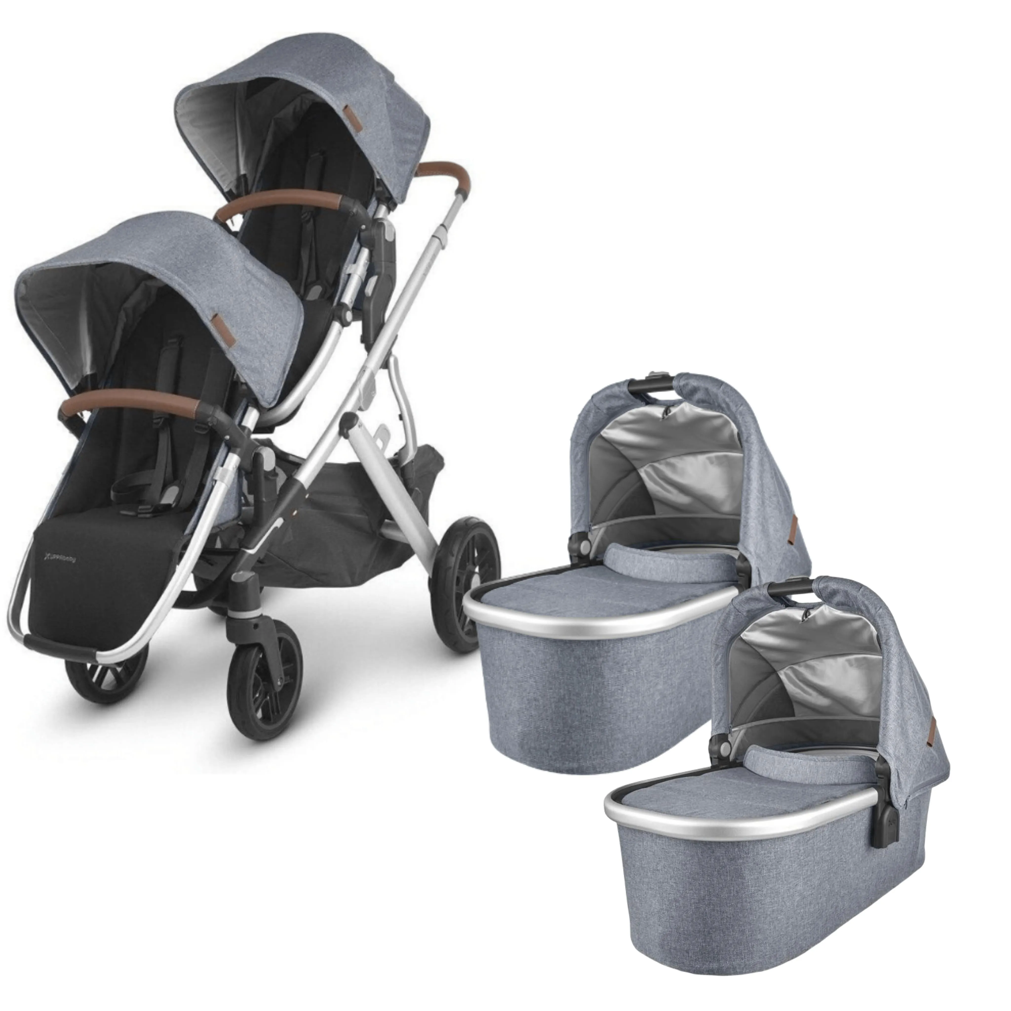 UppaBaby, Vista V2 Twin Travel Bundle w/ Mesa