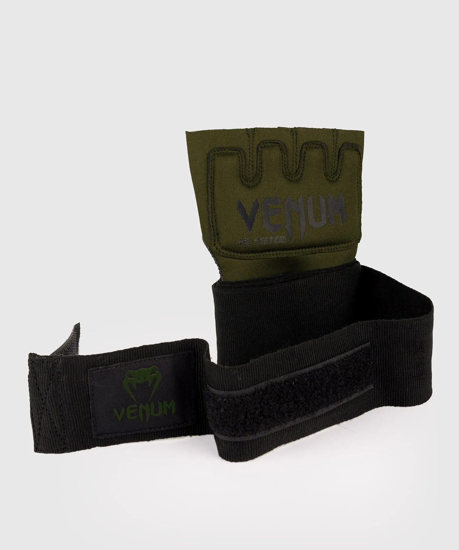 Venum Kontact Gel Glove Wraps - Khaki/Black