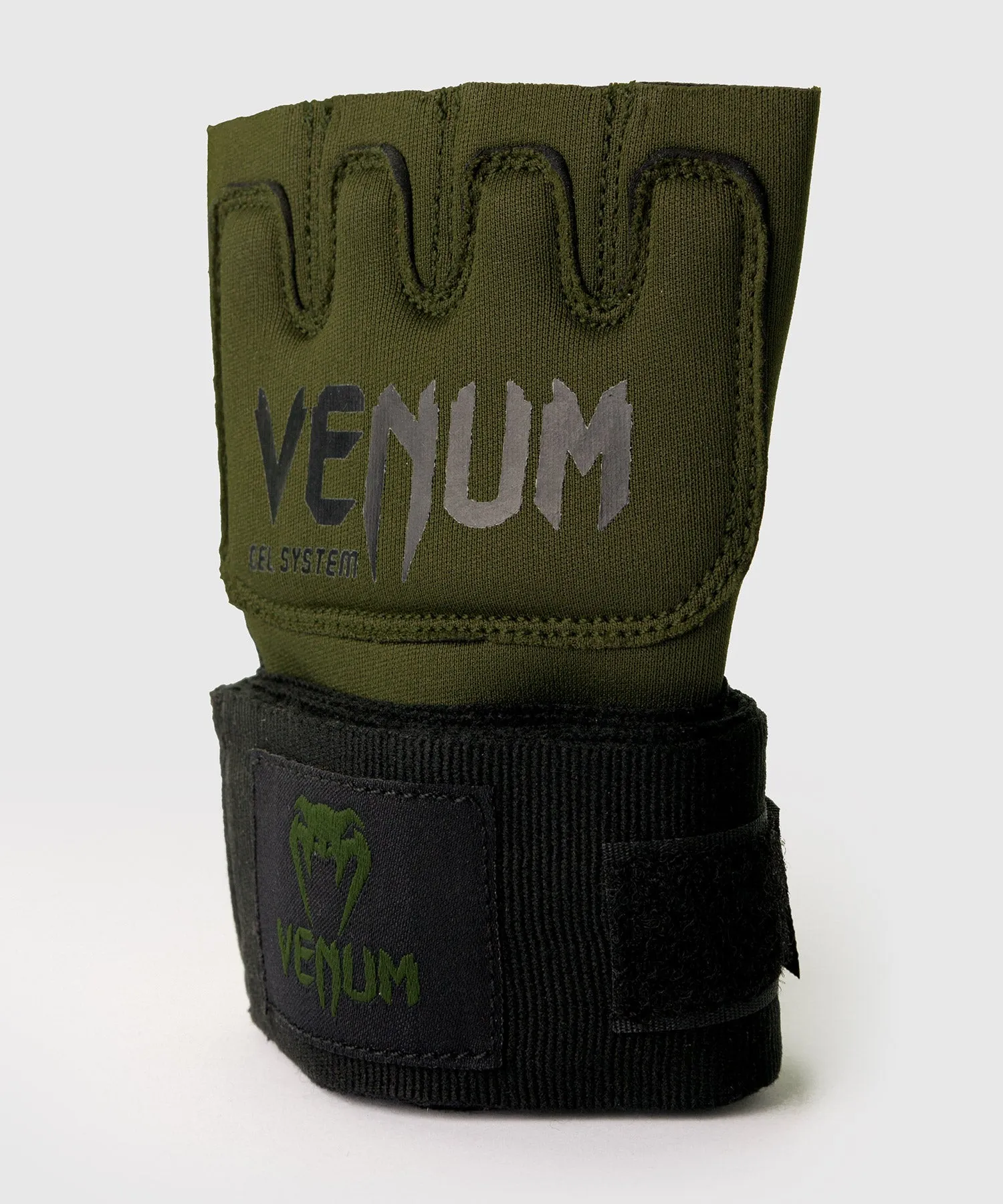 Venum Kontact Gel Glove Wraps - Khaki/Black