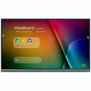 ViewSonic IFP8650 86" ViewBoard 4K Interactive Display, 20-Point Touch HDMI, DisplayPort