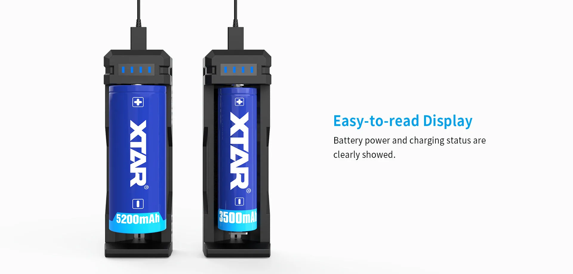 XTAR SC1 2A Fast Lithium-Ion Battery Charger