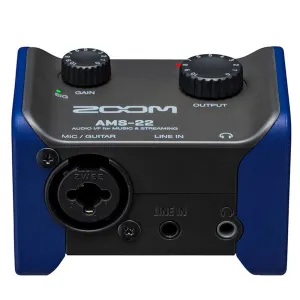 Zoom AMS-22 2x2 USB Audio Interface for Music and Streaming 2 Inputs / 2 Outputs