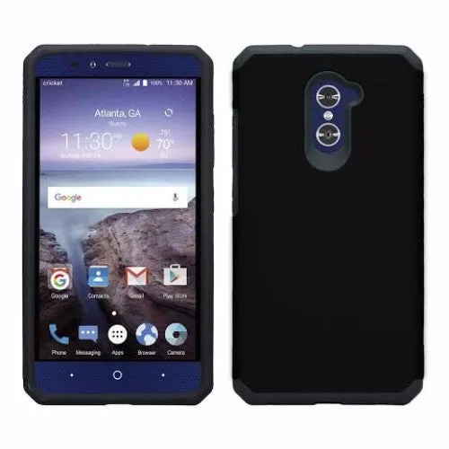 ZTE Grand X Max 2 Case | ZTE Imperial Max/Max Duo Slim Hybrid Dual Layer [Shock Resistant] Armor Case Cover for ZTE Grand X Max 2/Imperial Max/Max Duo LTE - Black