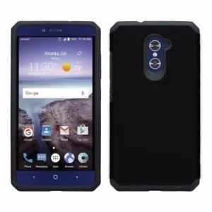 ZTE Grand X Max 2 Case | ZTE Imperial Max/Max Duo Slim Hybrid Dual Layer [Shock Resistant] Armor Case Cover for ZTE Grand X Max 2/Imperial Max/Max Duo LTE - Black